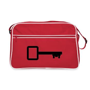Clé de la maison - Sac Retro - rouge/blanc - Devant