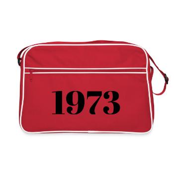 1973 Vintage 1973 Retro 1973 Birthday 1973 - Retro Bag - red/white - Front