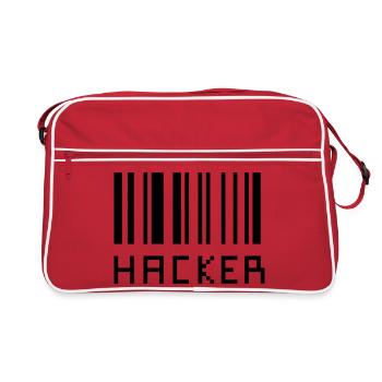 Hacker - Sac Retro - rouge/blanc - Devant