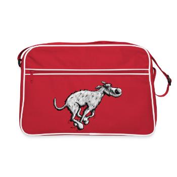 Mignon Irish Wolfhound - Sac Retro - rouge/blanc - Devant
