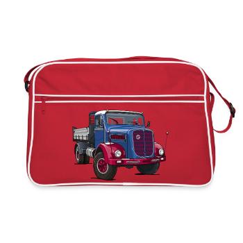 Camion oldtimer - Sac Retro - rouge/blanc - Devant