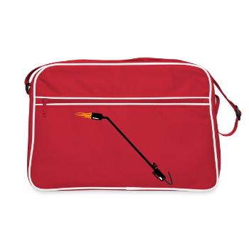 Brûleur à gaz de toiture - Sac Retro - rouge/blanc - Devant