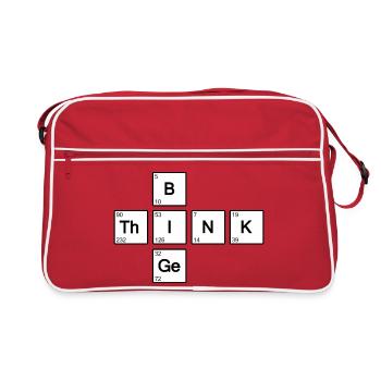 Think Big (Blanc) - Sac Retro - rouge/blanc - Devant