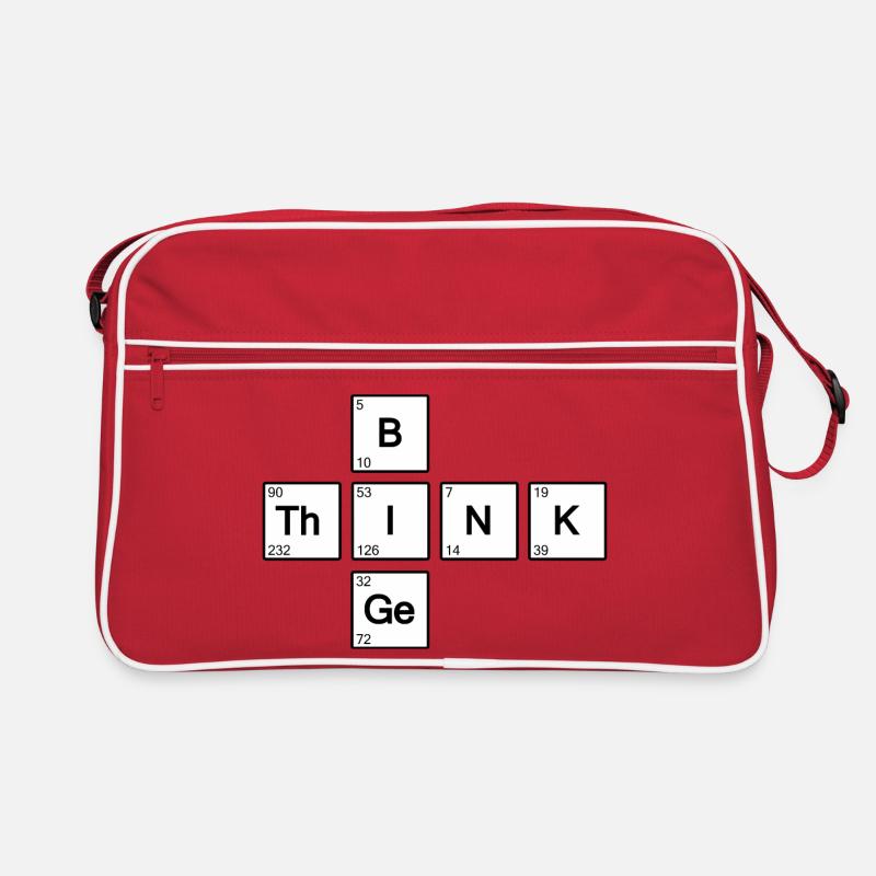 Think Big (Weiß) Retro Tasche