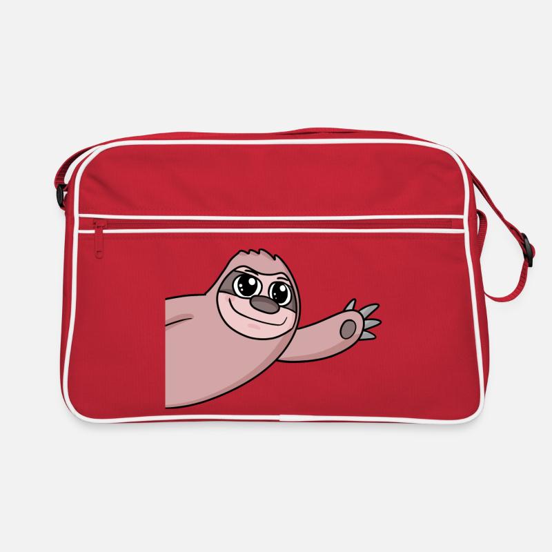 Sloth Greeting Greeting Retro Bag