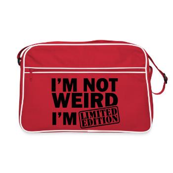 Édition limitée. Pas bizarre mais édition limitée * - Sac Retro - rouge/blanc - Devant