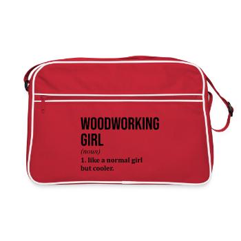Menuisier Menuisier Menuisier - Sac Retro - rouge/blanc - Devant