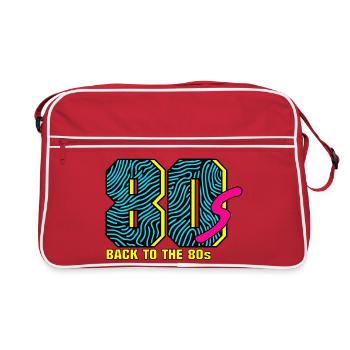Back to the 80s - Retro Bag - red/white - Front
