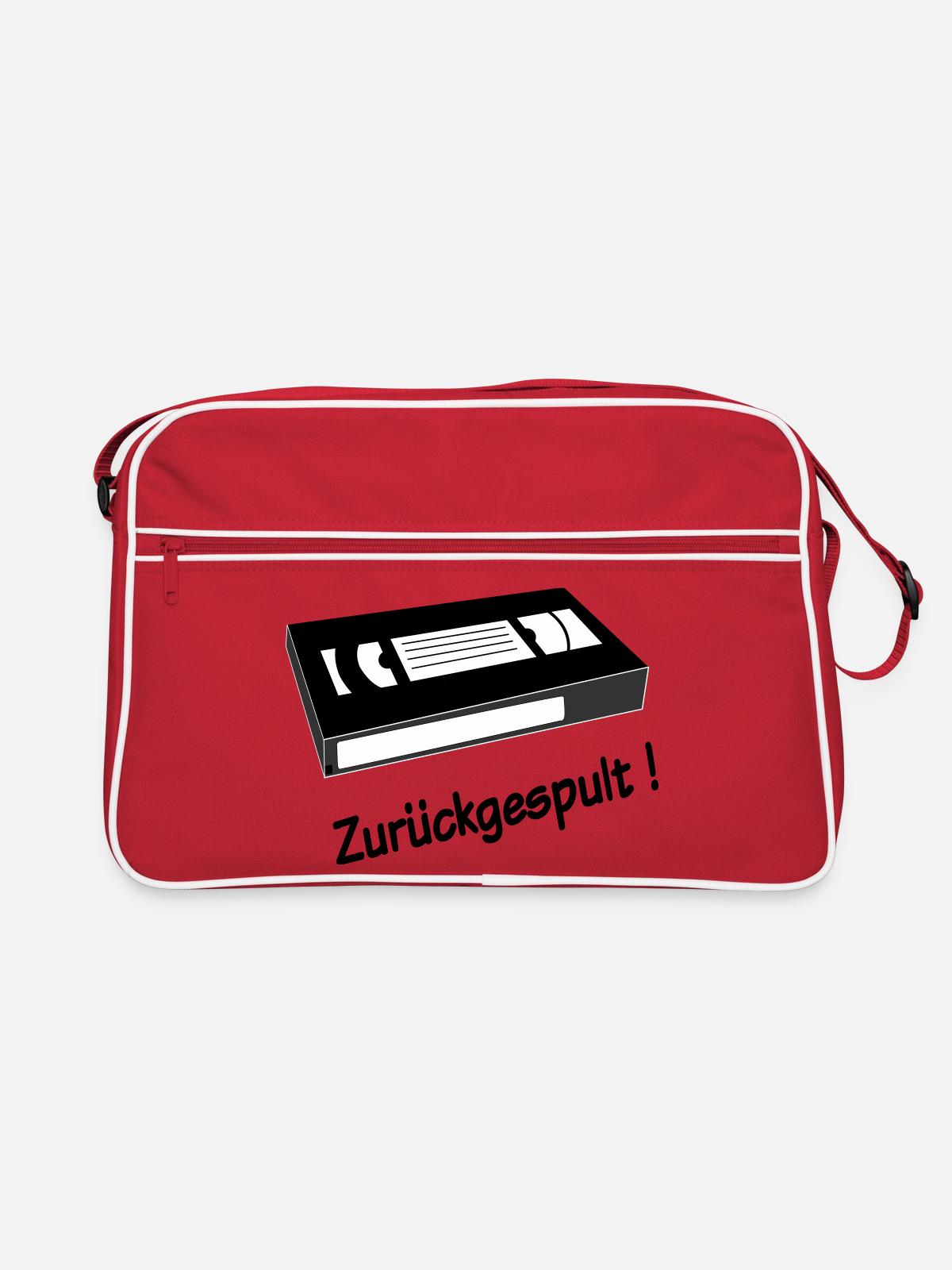 Rewound - Retro Bag - red/white - Front