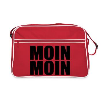 Moin Moin - Sac Retro - rouge/blanc - Devant