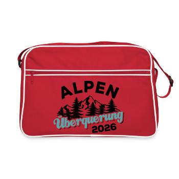 Traversée des Alpes 2026 - Randonnée - Sac Retro - rouge/blanc - Devant