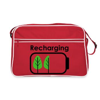Recharging - Retro Bag - red/white - Front