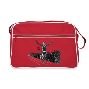 vainqueur du marathon - Sac Retro - rouge/blanc - Devant
