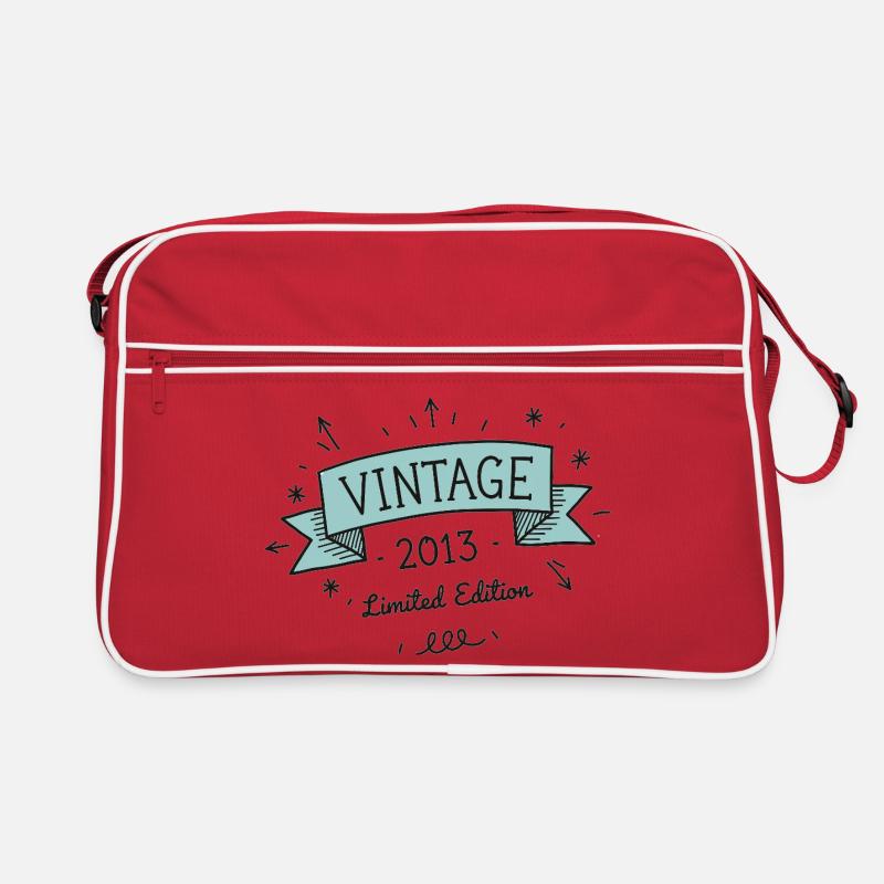 Vintage 2013 Geburtstag Banner Edition Retro Tasche