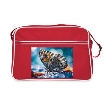 Papillon Robotique - Sac Retro - rouge/blanc - Devant