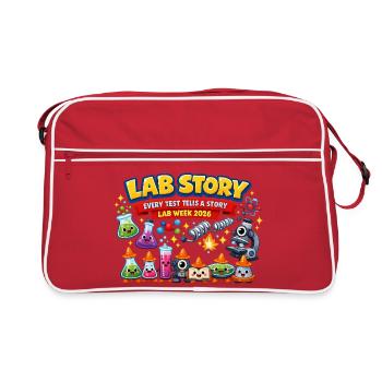 Lab Story Lab Week 2026 - Retro Bag - red/white - Front