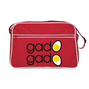 Gado Gado indonésien - Sac Retro - rouge/blanc - Devant
