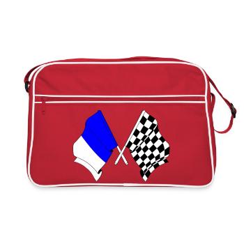 Drapeaux de course de Spa - Sac Retro - rouge/blanc - Devant