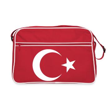 TURQUIE TURQUIE TURC Europe Fan de sport - Sac Retro - rouge/blanc - Devant