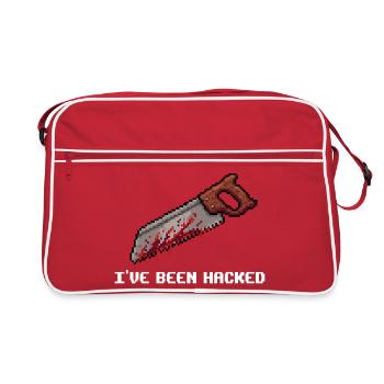 J’ai été piraté (amputé drôle) - Sac Retro - rouge/blanc - Devant
