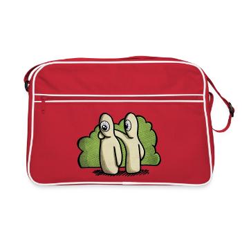 Friendship in nature - Retro Bag - red/white - Front