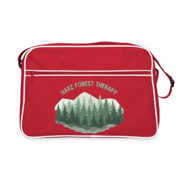 Harz Forest Therapy | Nature & Hiking - Retro Bag - red/white - Front