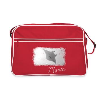 Mantarochen - Retro Tasche - Rot/Weiß - Vorne