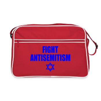 fight antisemitism - Sac Retro - rouge/blanc - Devant