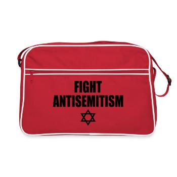 fight antisemitism - Sac Retro - rouge/blanc - Devant