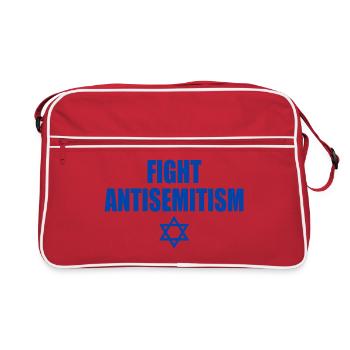 fight antisemitism - Sac Retro - rouge/blanc - Devant
