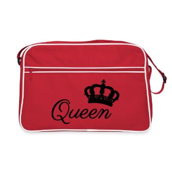 Couronne reine - Sac Retro - rouge/blanc - Devant