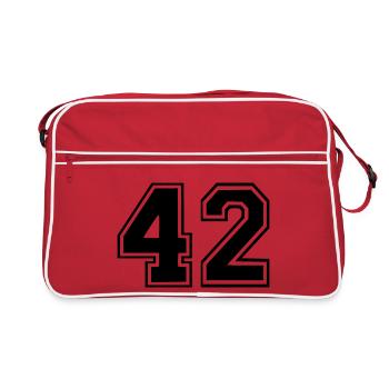 42 - Sac Retro - rouge/blanc - Devant