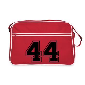 44 - Retro Bag - red/white - Front