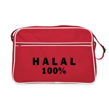 Halal حلال - Sac Retro - rouge/blanc - Devant