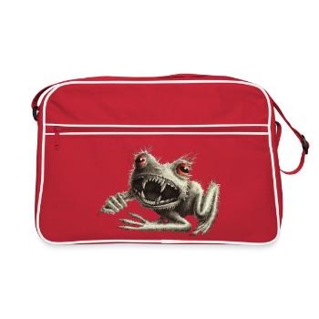 Werfrosch - Grenouille avec cure-dent - Sac Retro - rouge/blanc - Devant