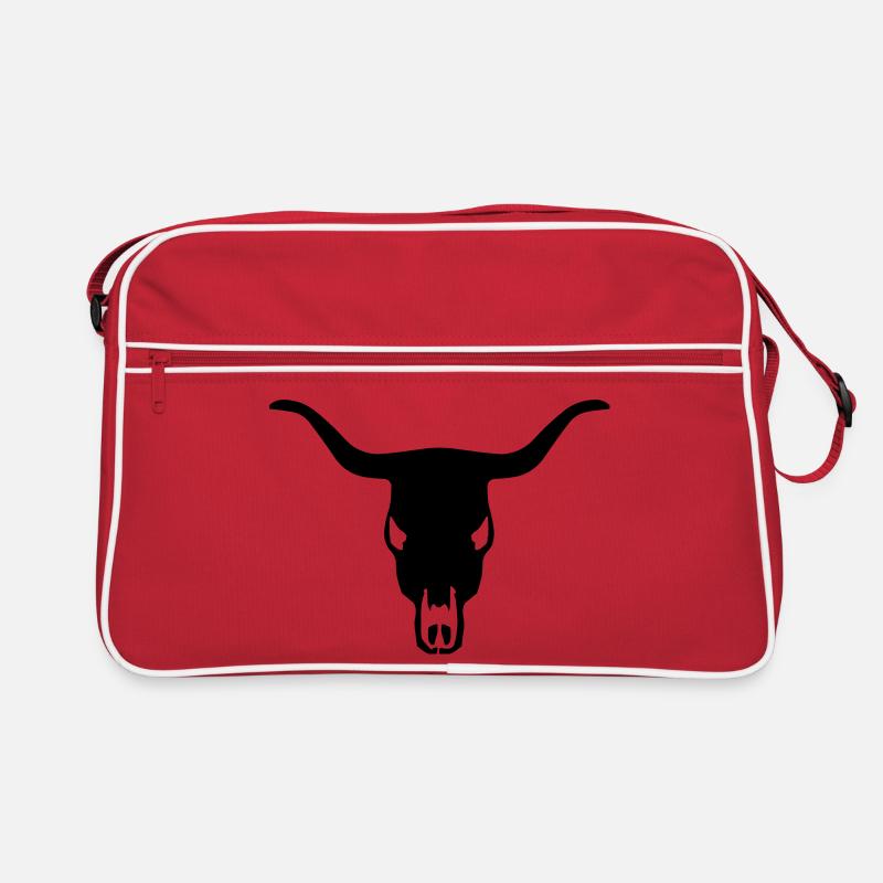 Bull's Skull Retro Bag