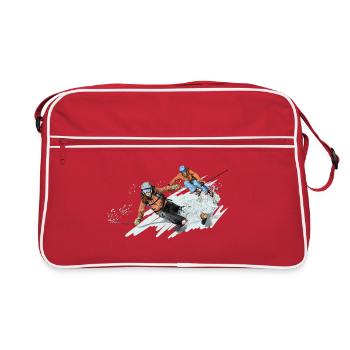 Freeriding - Retro Bag - red/white - Front