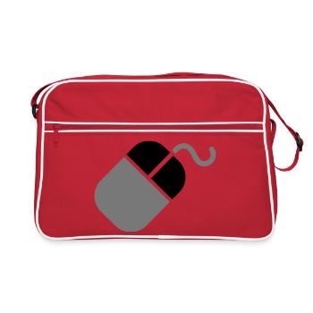 Mouse PC computer - Retro Bag - red/white - Front