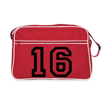 16 - Retro Bag - red/white - Front