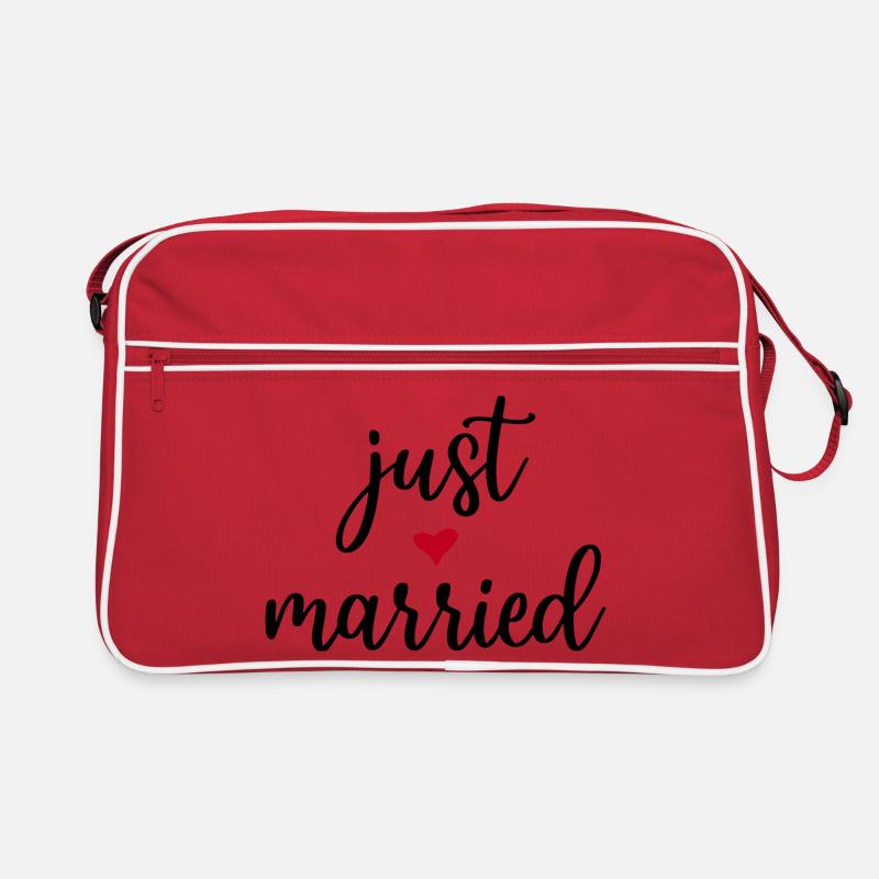 Just Married Gift Idea Retro Bag