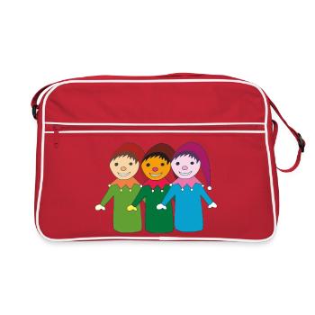 kasper and friends - Retro Bag - red/white - Front