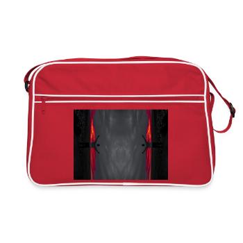 Hands up to the Sky - Retro Bag - red/white - Front