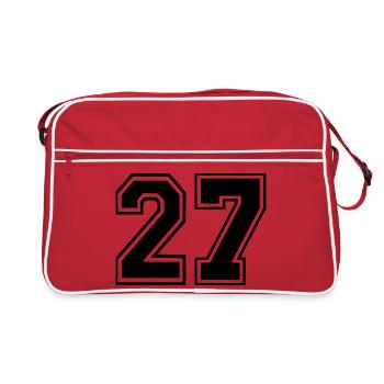 27 - Retro Bag - red/white - Front