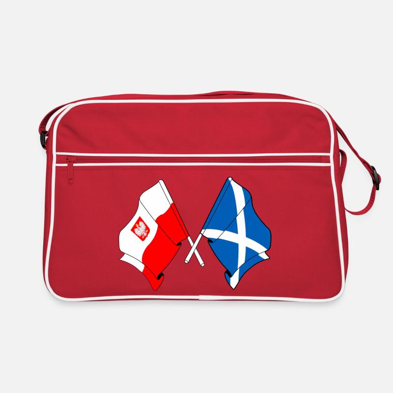 Drapeau de la Pologne, drapeau de l’Écosse Sac Retro