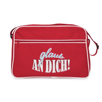 Croyez en vous ! Conception haut de gamme - Sac Retro - rouge/blanc - Devant