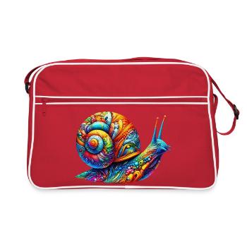 Escargot - Sac Retro - rouge/blanc - Devant
