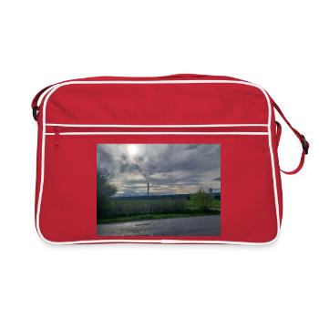 Ambiance nocturne au sud de la Forêt-Noire - Sac Retro - rouge/blanc - Devant