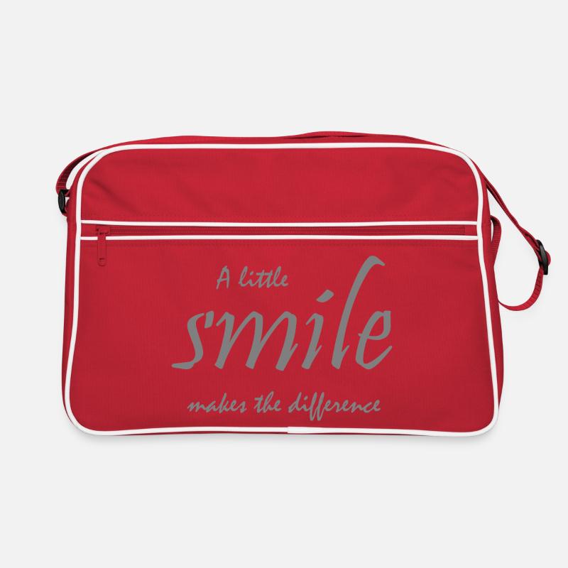 A little smile makes all the difference Retro Bag