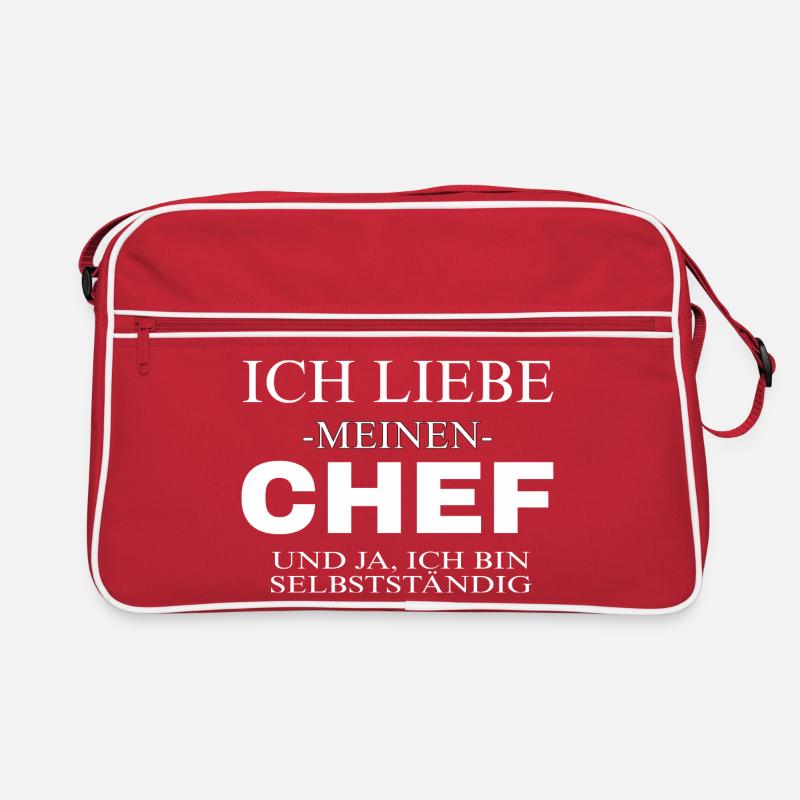 Ich bin mein eigener Chef  Retro Bag