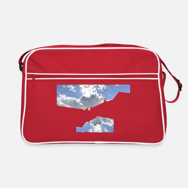 Grafische Skyline Retro Tasche